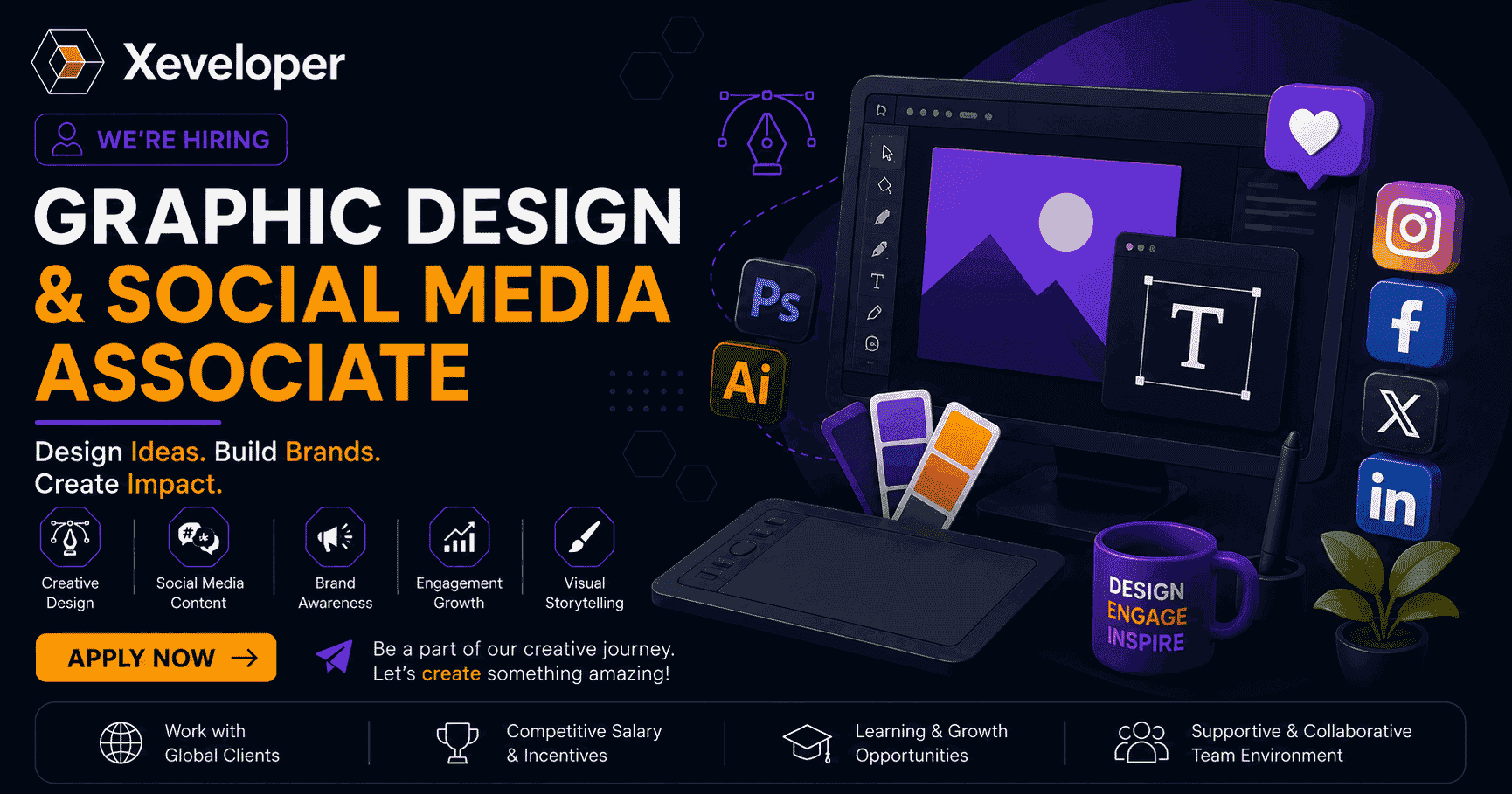 Graphic Design & Social Media Associate